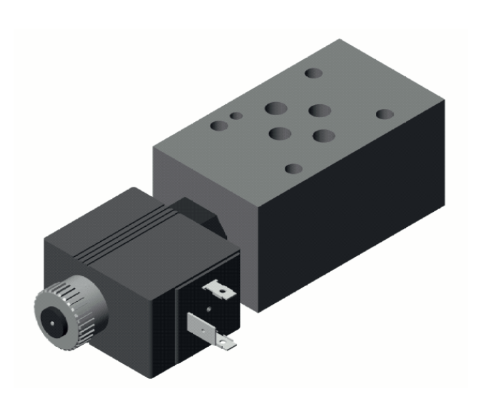 Запорные клапаны с электромагнитным управлением в линии P модульного монтажа AM3-EVD-P/34-(024C) 25 МПа (250 бар)